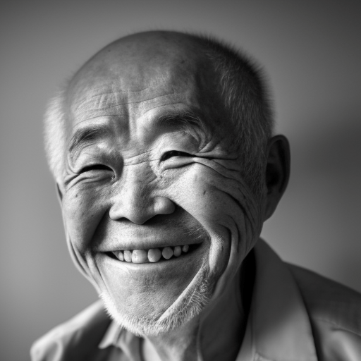 40+ AI Prompts to Generate High-Quality Photography Portraits 11 3239366069 a character portrait photograph of a smiling old japanese man optimistic photojournalism war pho