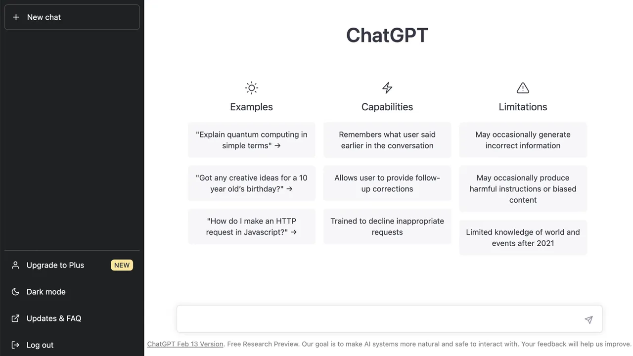 How to Use ChatGPT (Step-By-Step) 11 ChatGPT home page