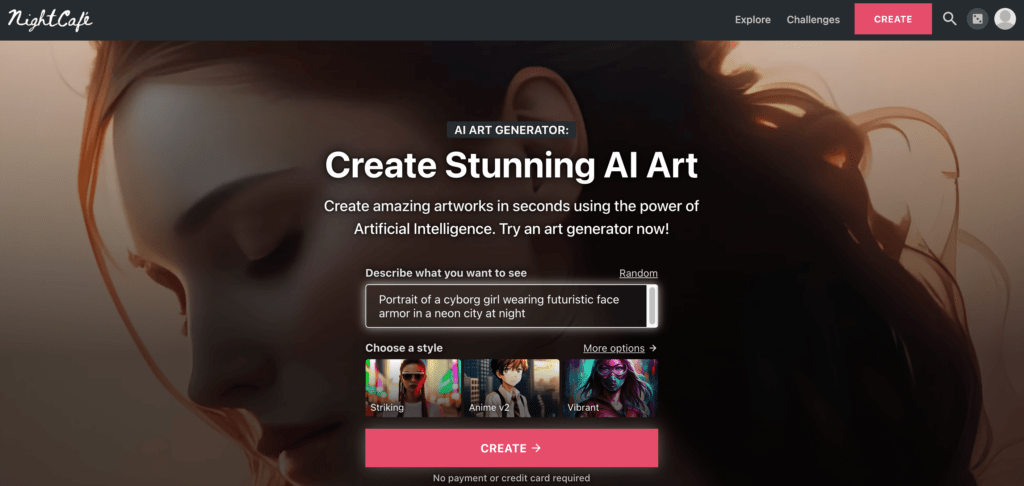 14 Best AI Image Generators in 2024 (Unbiased List) 6 NightCafe AI Image generator