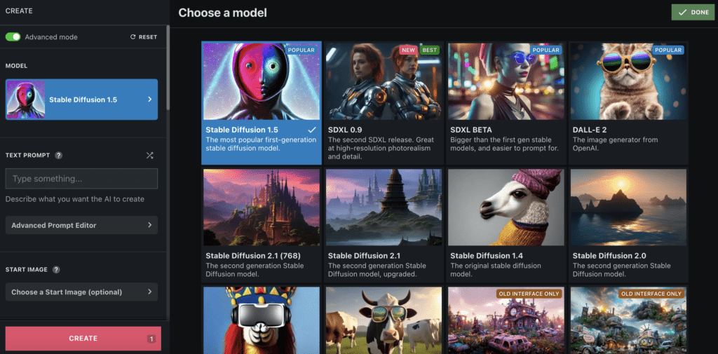 NightCafe Review & Tutorial: Is It Worth It in 2024? 5 Select NightCafe Image Model