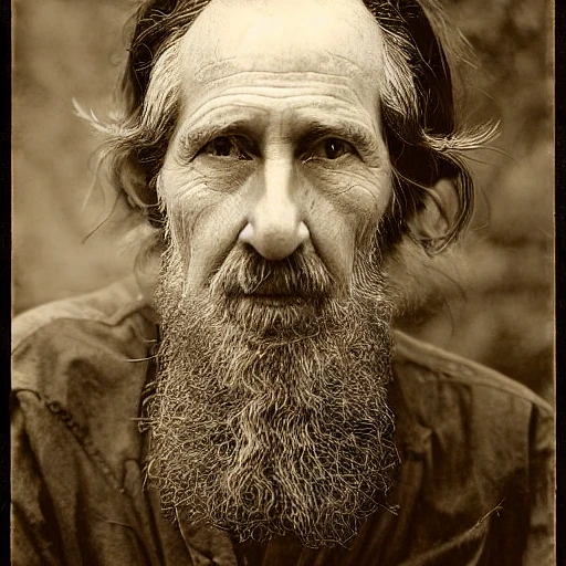 40+ AI Prompts to Generate High-Quality Photography Portraits 1 A sepia tone real photograph of an old man