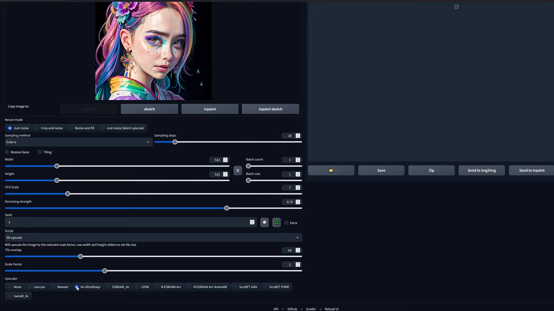 AUTOMATIC1111: Complete Guide to Stable Diffusion WebUI 49 upload image to upscale