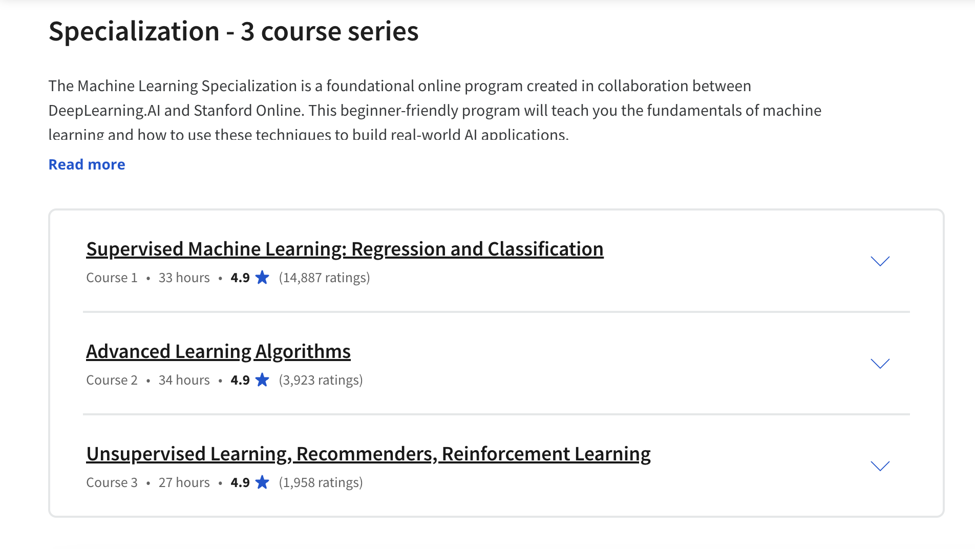 10 Best Free AI Courses to Take Right Now (2024) 6 Specializations offered in this course.