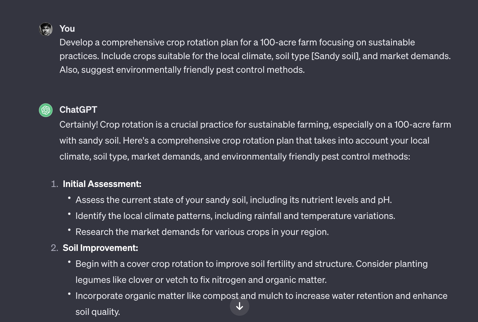 40 Best ChatGPT Prompts for Farming (Agriculture Prompting) 2 Crop Management prompt ChatGPT