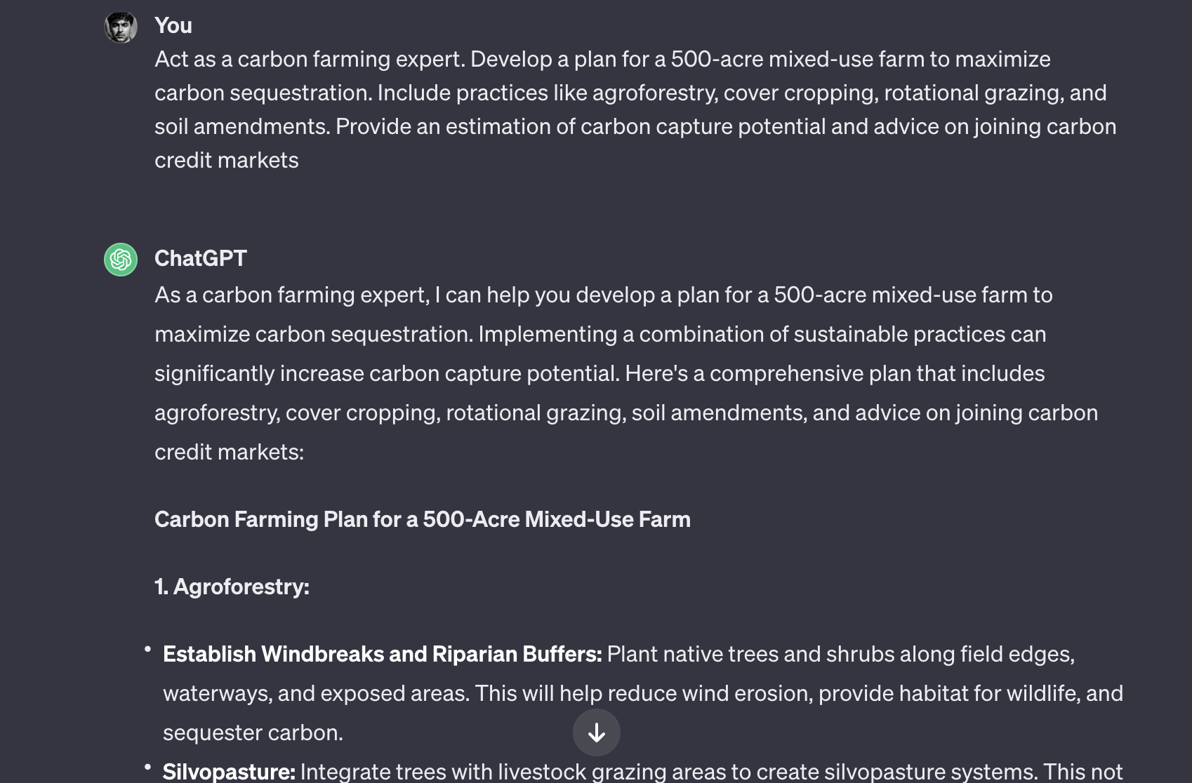 40 Best ChatGPT Prompts for Farming (Agriculture Prompting) 5 carbon farming expert chatgpt prompt