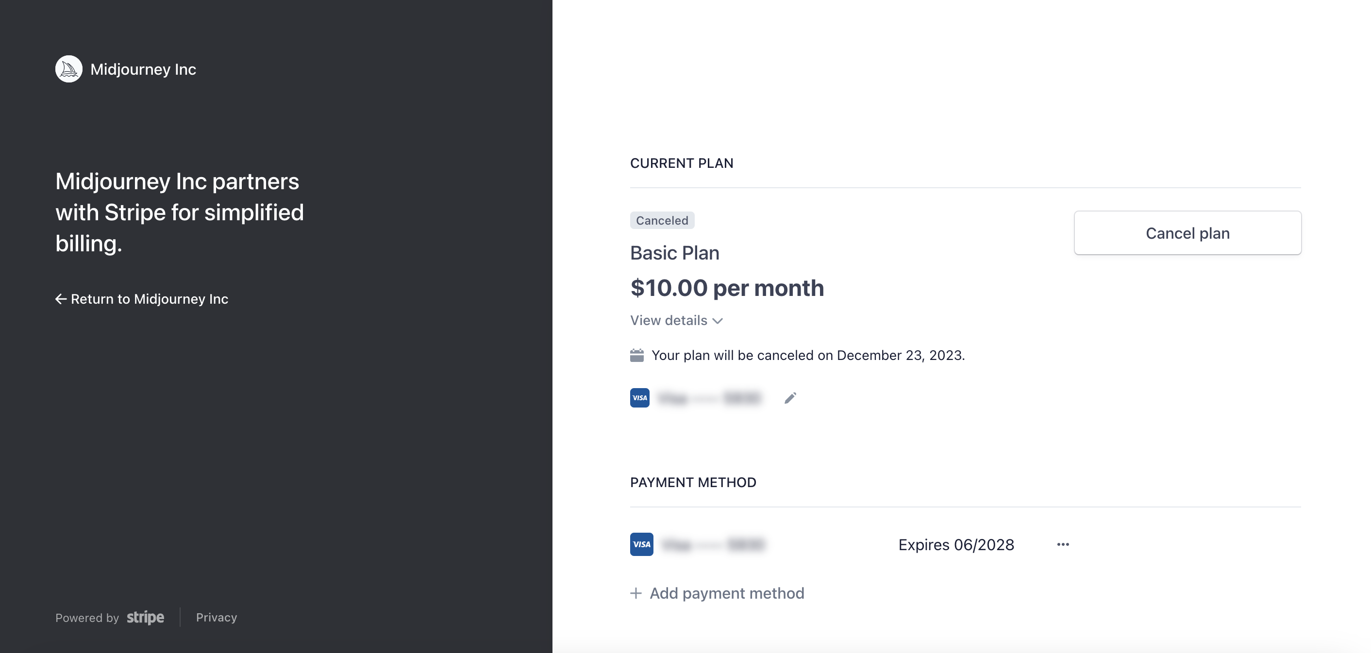 How to Cancel Your Midjourney Subscription (Simple Steps) 6 Click cancel plan in midjourney and its done