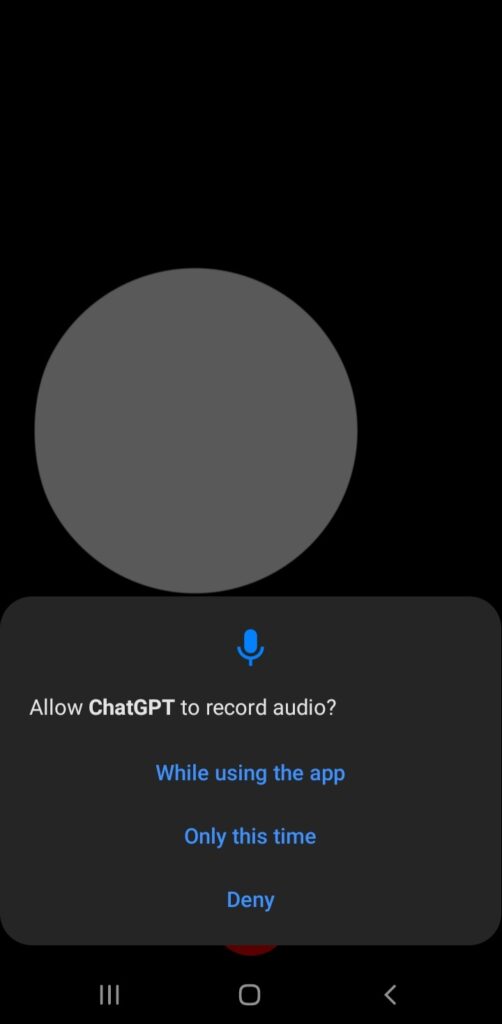 How to Use ChatGPT Voice Chat Feature (Tutorial) 10 Screenshot 20231222 105929 Permission controller