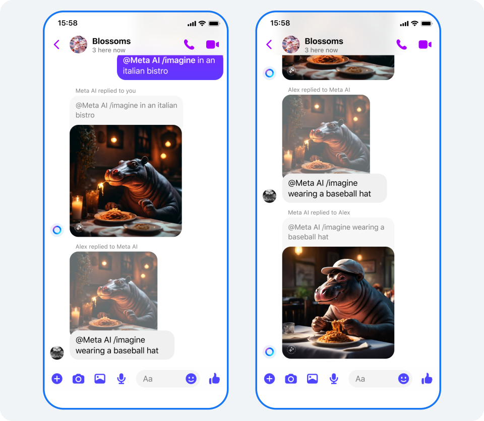 Meta Implements Over 20 Generative AI Enhancements 2 Meta AI chat virtual assistant