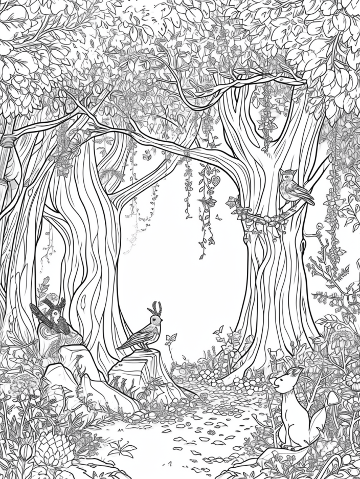 40+ Best Coloring Book Pages Prompts for Midjourney 8 kids' coloring book prompt for Midjourney
