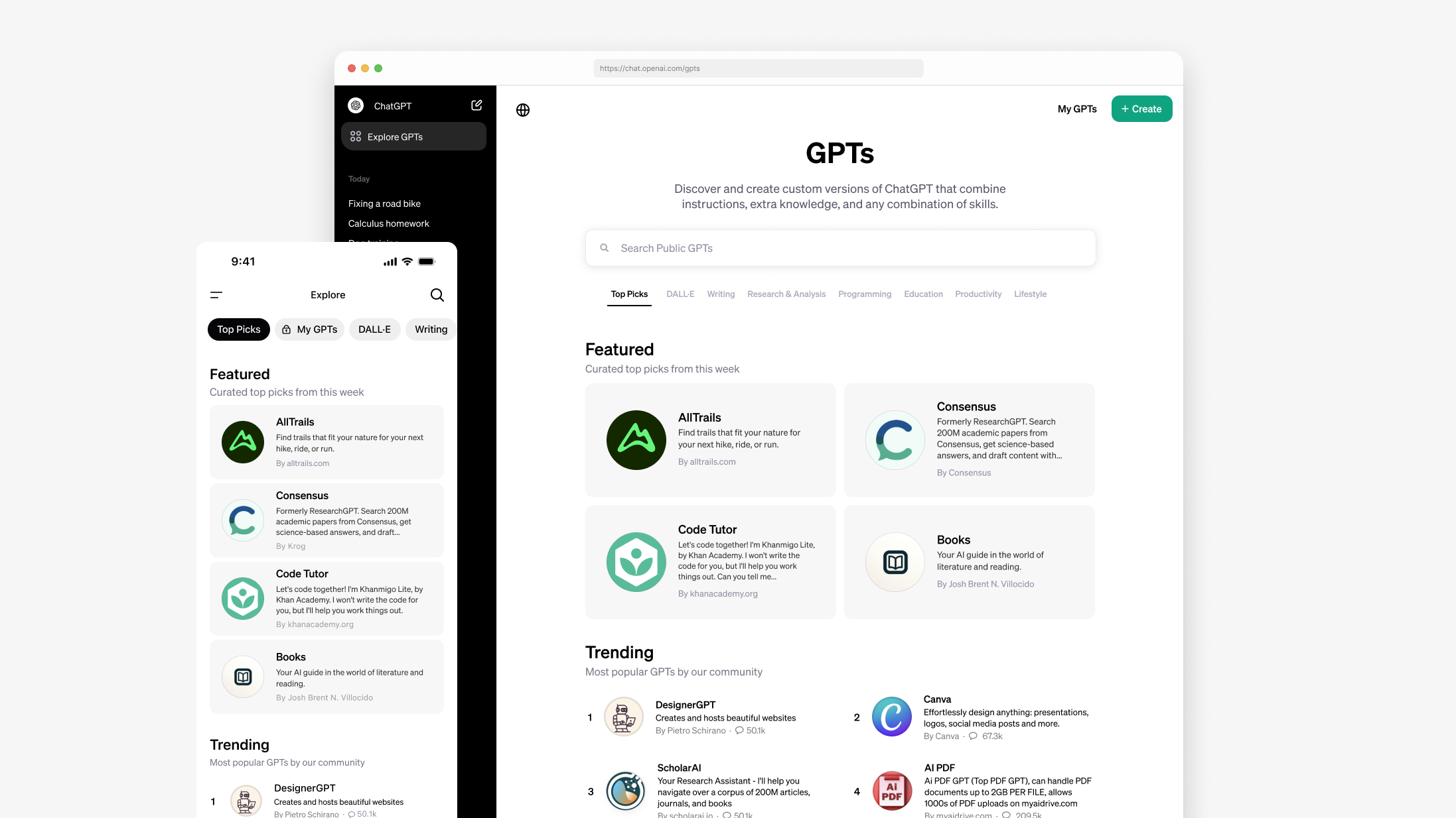 OpenAI Launches GPT Store for ChatGPT Plus, Team, and Enterprise Users 1 GPT store