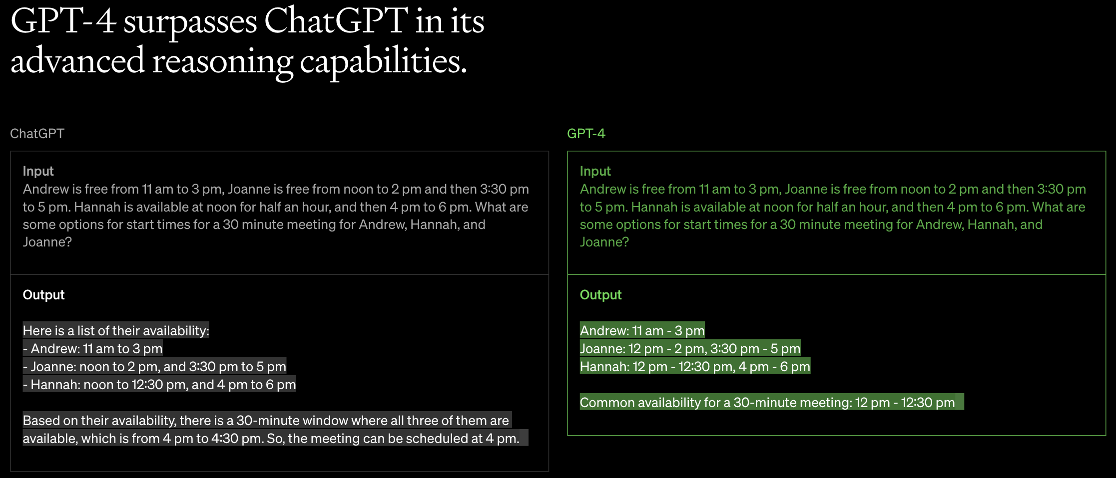 ChatGPT 3 vs ChatGPT 4: What's The Major Difference 6 GPT-4 surpasses ChatGPT in its advanced reasoning capabilities.