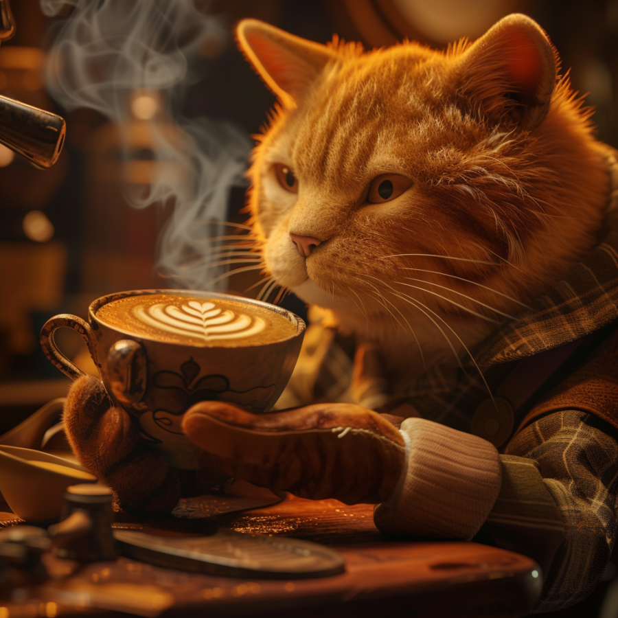 10 Best Midjourney Anthropomorphic Prompts 6 Anthropomorphic cat