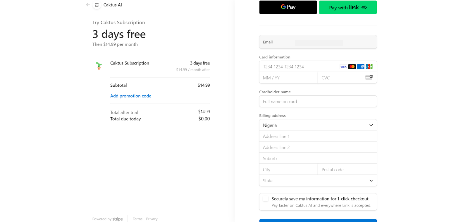 What is Caktus AI Writer (Tutorial + Review) 16 Input your payment details
