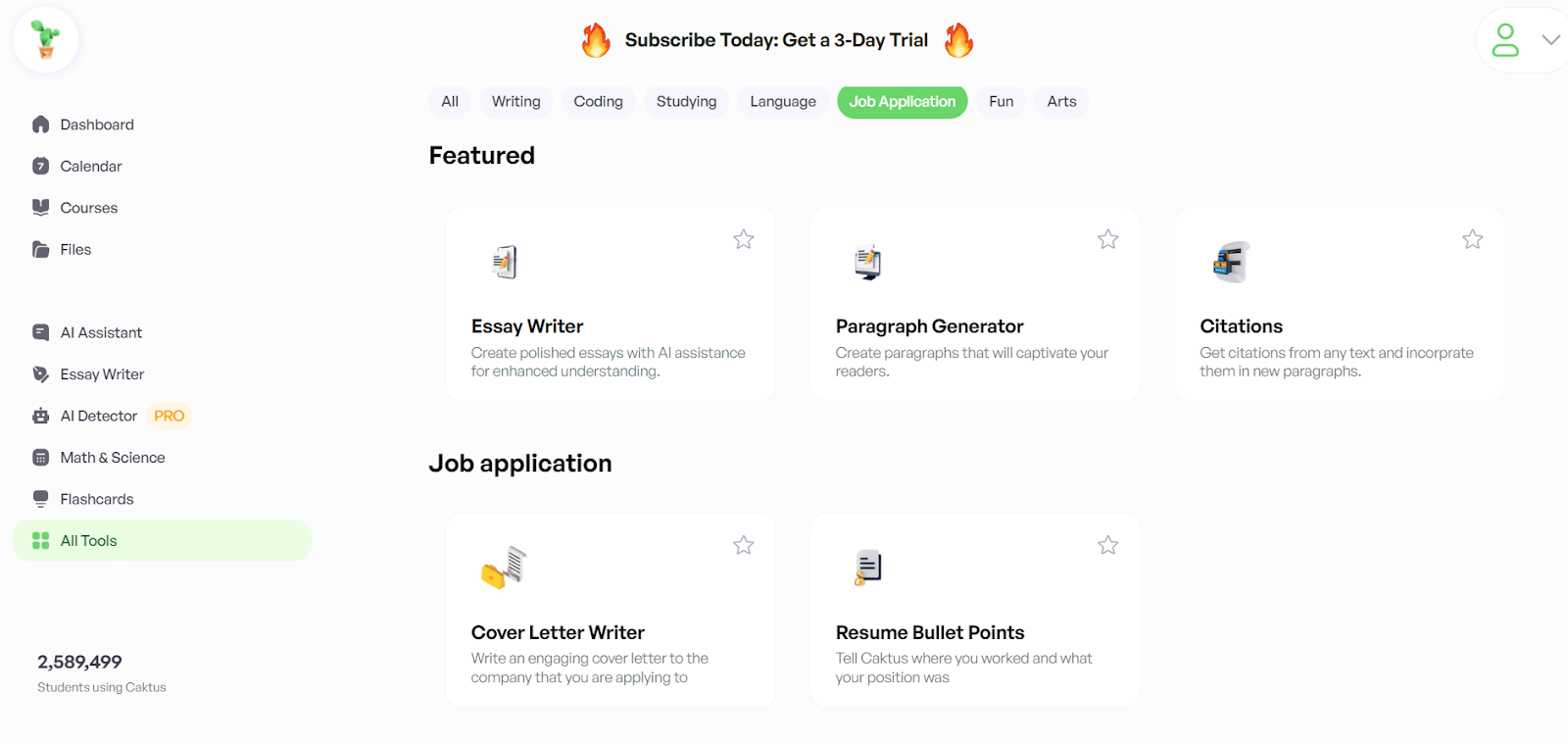 What is Caktus AI Writer (Tutorial + Review) 7 Job seekers can use Caktus AI