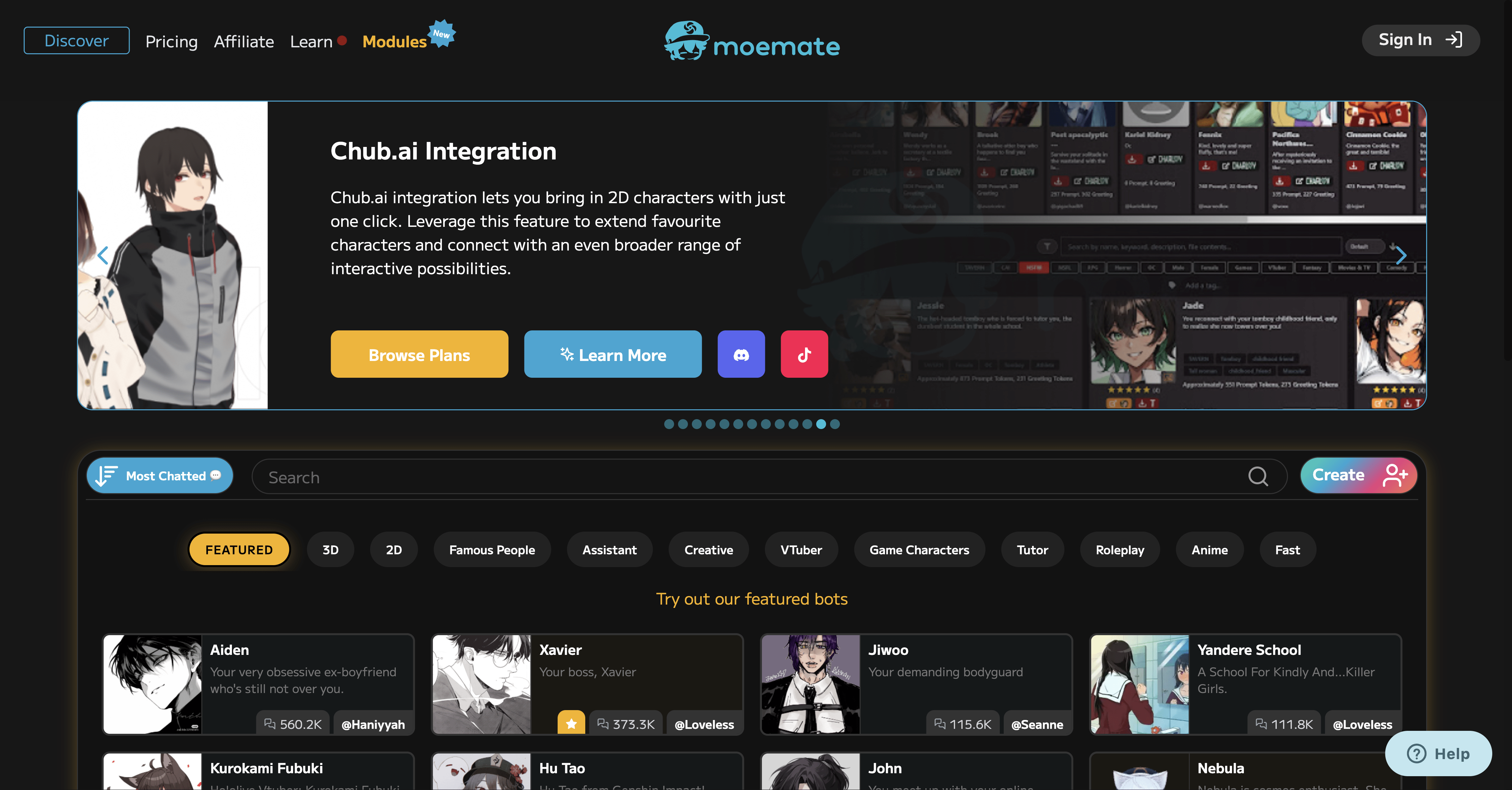 6 Best AI Tools to Chat with Anime Characters 9 Moemate