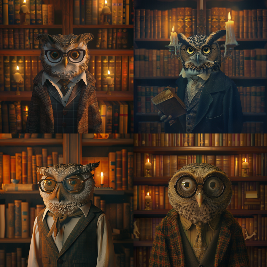 10 Best Midjourney Anthropomorphic Prompts 3 midjourney anthropomorphic human owl