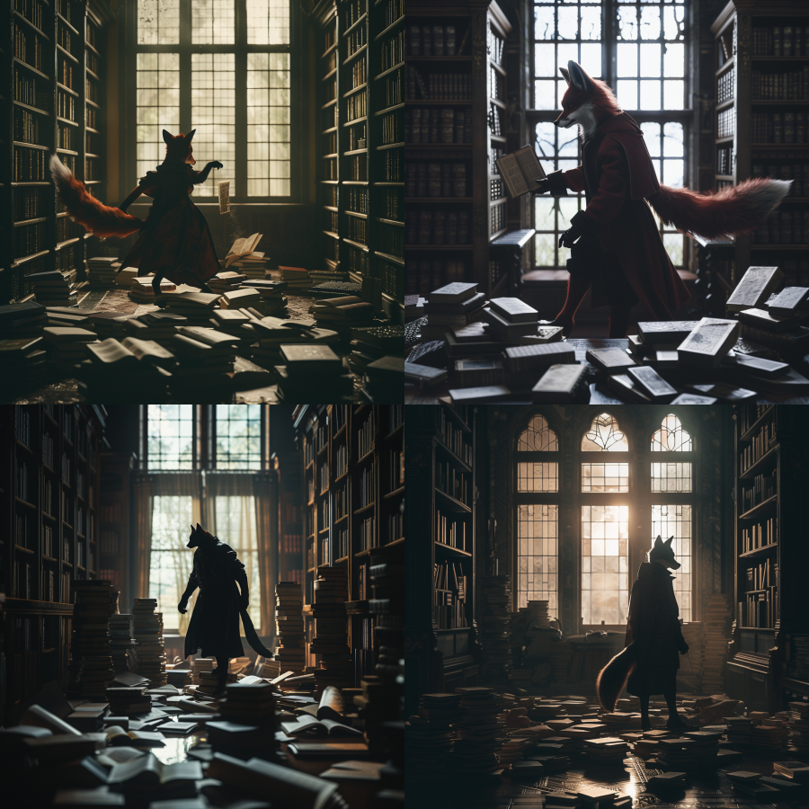10 Best Midjourney Anthropomorphic Prompts 5 Anthropomorphic human like red fox thief