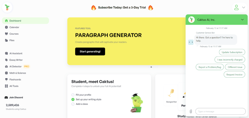 What is Caktus AI Writer (Tutorial + Review) 24 Caktus ai support