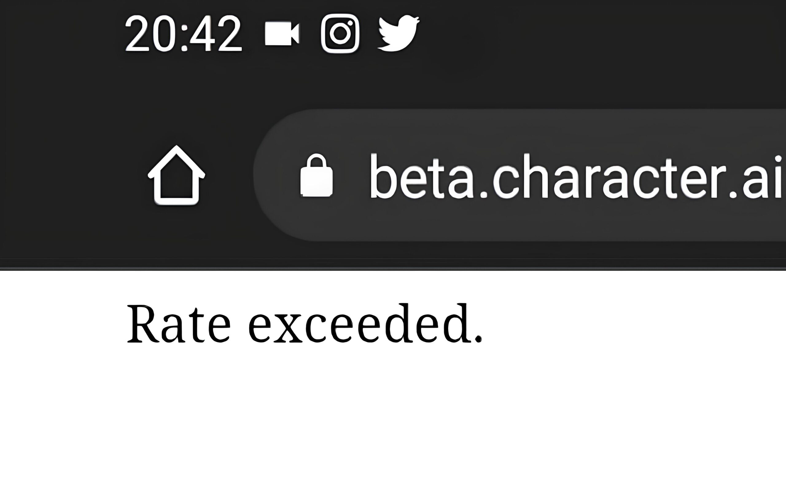 Fixed: Character AI Rate Exceeded Error 1 character ai rate exceeded error fix