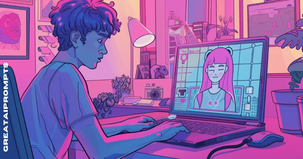 6 Best AI Tools to Chat with Anime Characters 1 chatting with anime characters using AI