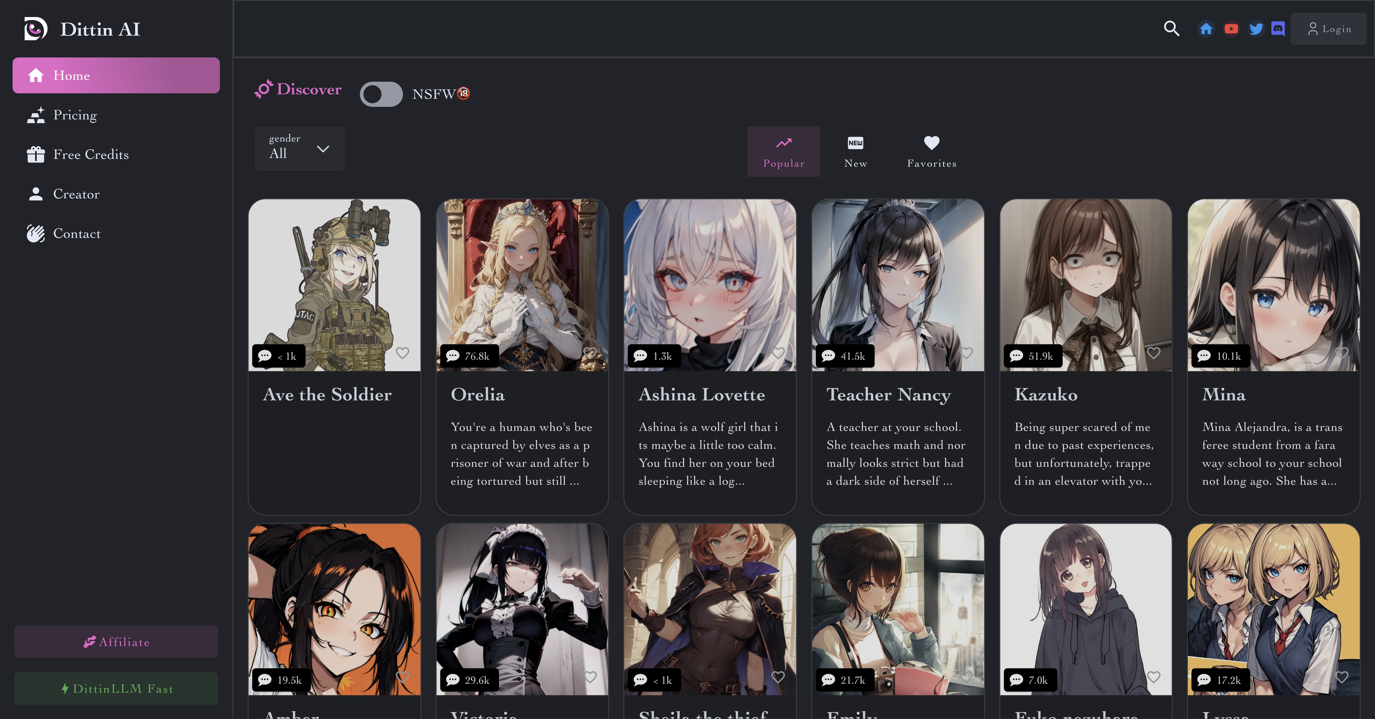 6 Best AI Tools to Chat with Anime Characters 7 Dittin AI