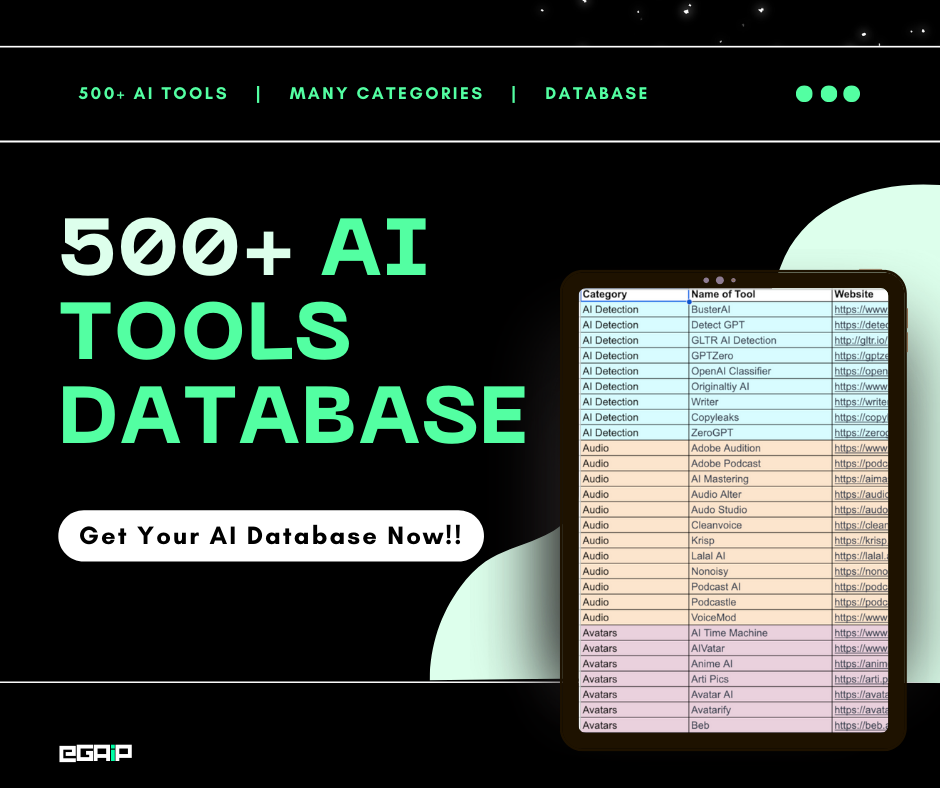 500+ AI Tools Database